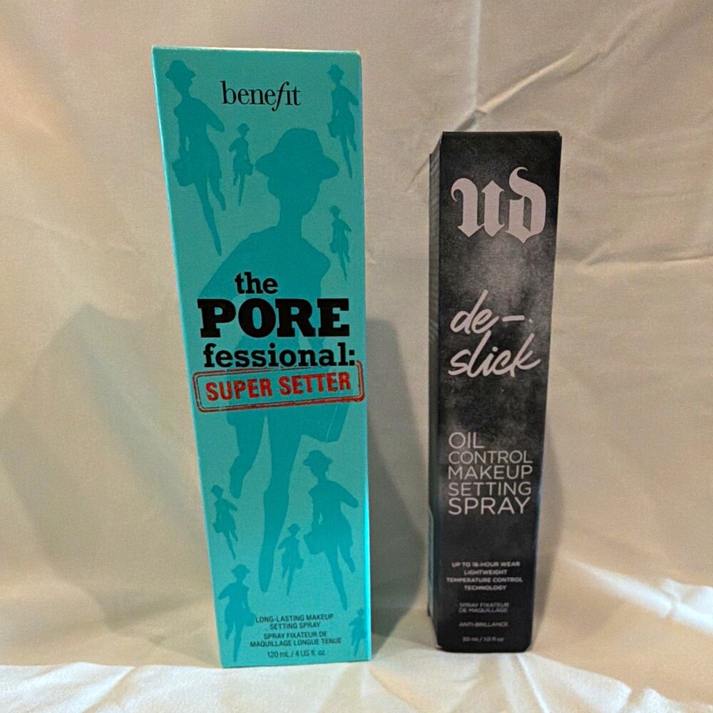 Benefit POREfessional Super Setting Spray 120 mL & UD setting spray combo